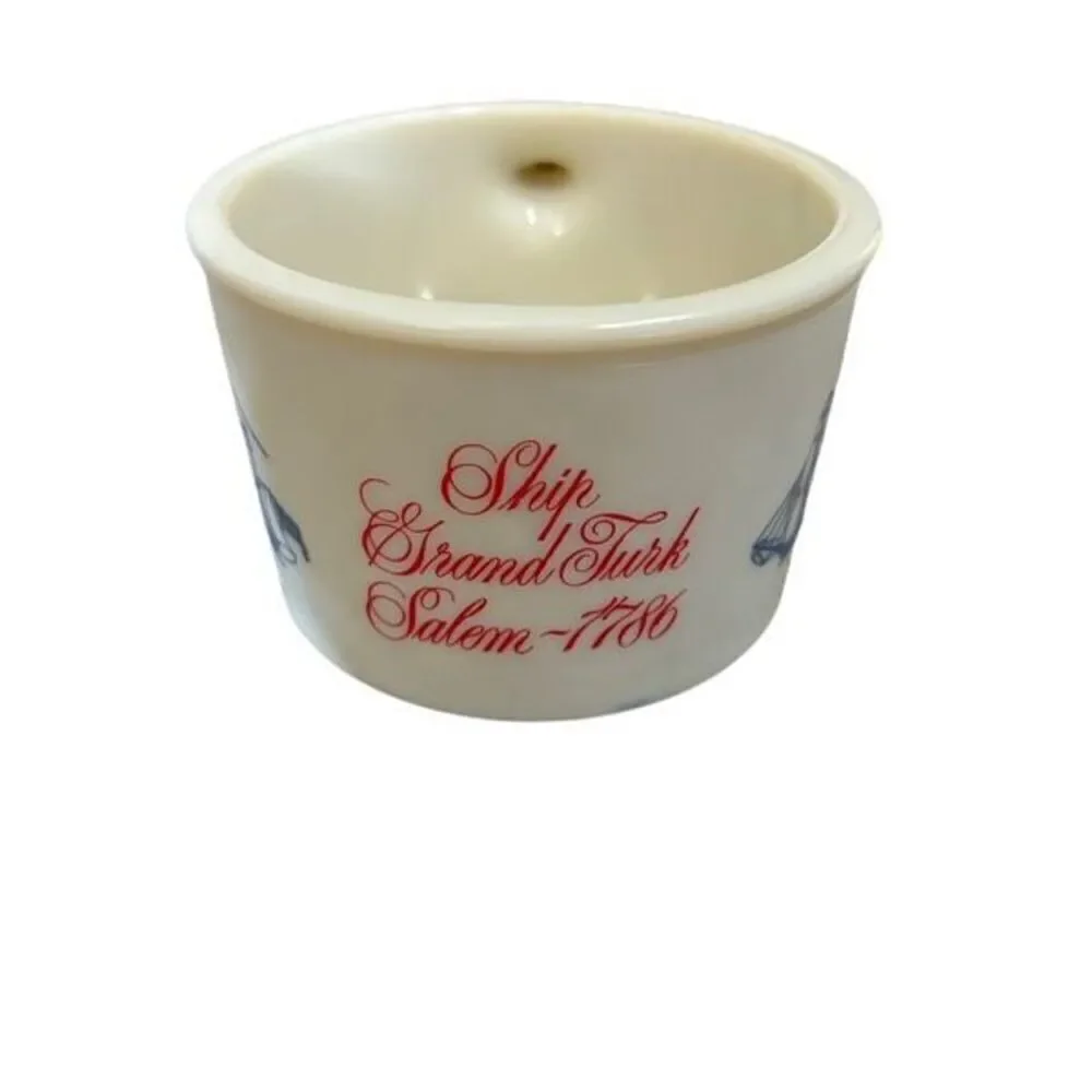 Old Spice Shulton 1960’s-70’s Ceramic Shaving Mug Ship Grand Turk Salem 1786